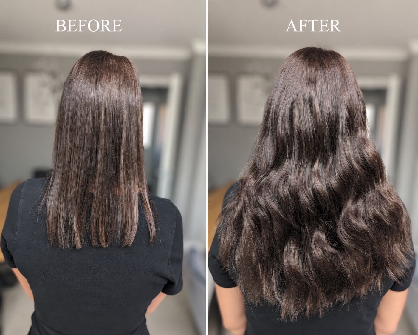 HI Hair brown hair transformation